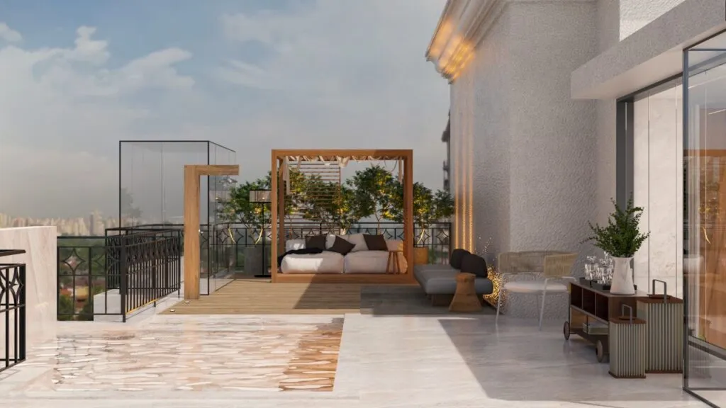 Cobertura sofisticada e exclusiva à venda em condominio requisitado. – CO0675