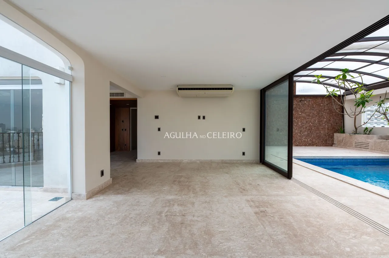 Cobertura com piscina e vista skyline à venda no Jardim América – 12898