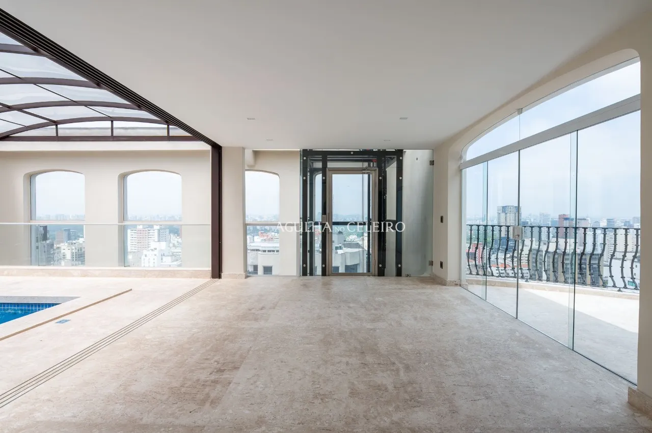 Cobertura com piscina e vista skyline à venda no Jardim América – 12898
