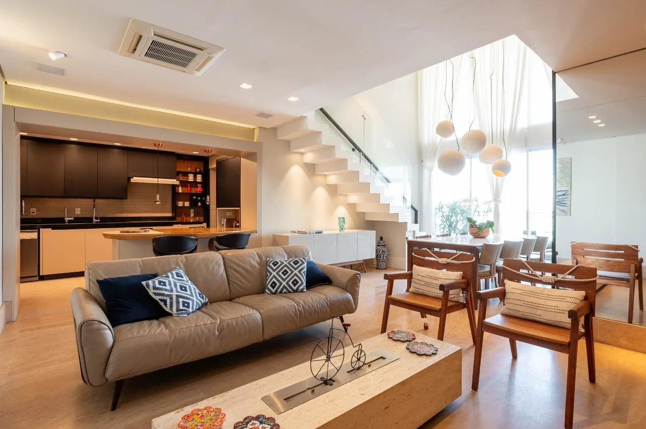 Apartamento mobiliado com 4 suítes em condomínio clube à venda no Brooklin. – 20906