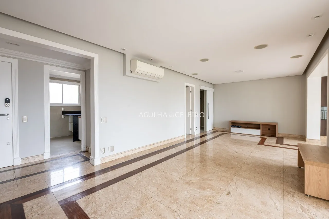 Apartamento com espaço gourmet e vista aberta à venda no Brooklin. – AP8516