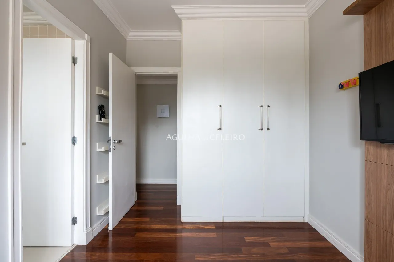 Apartamento com espaço gourmet e vista aberta à venda no Brooklin. – AP8516