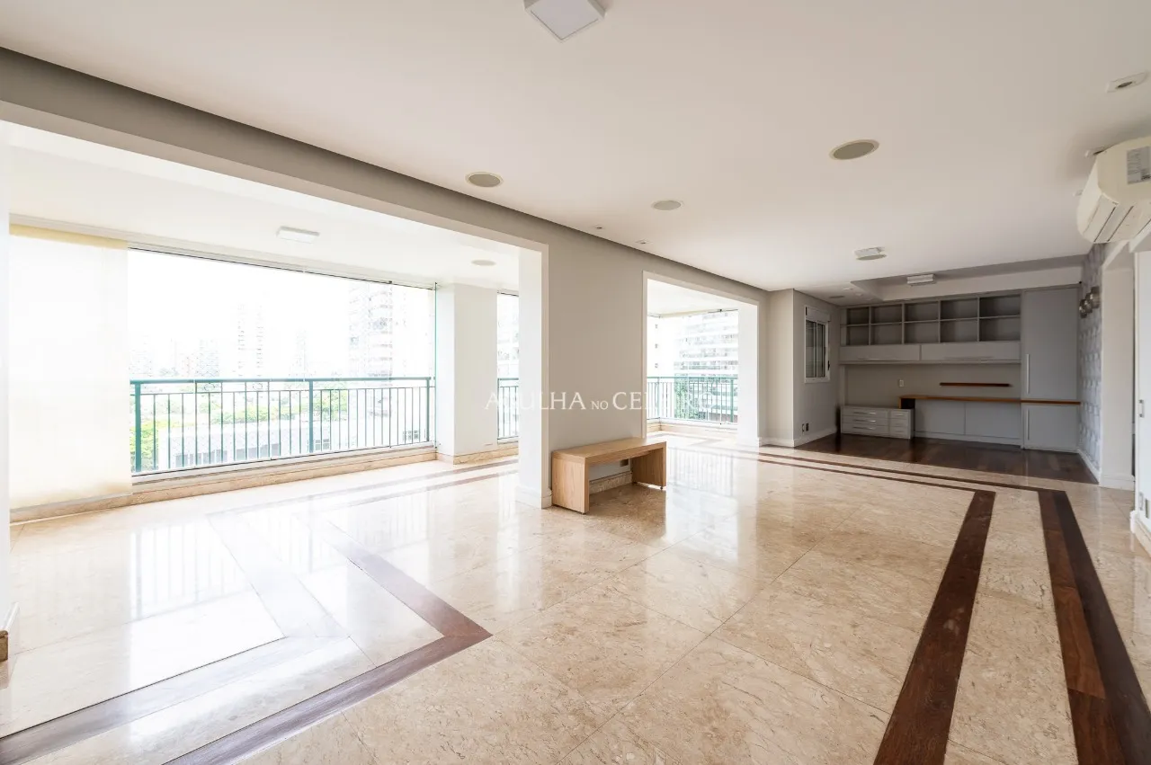 Apartamento com espaço gourmet e vista aberta à venda no Brooklin. – AP8516