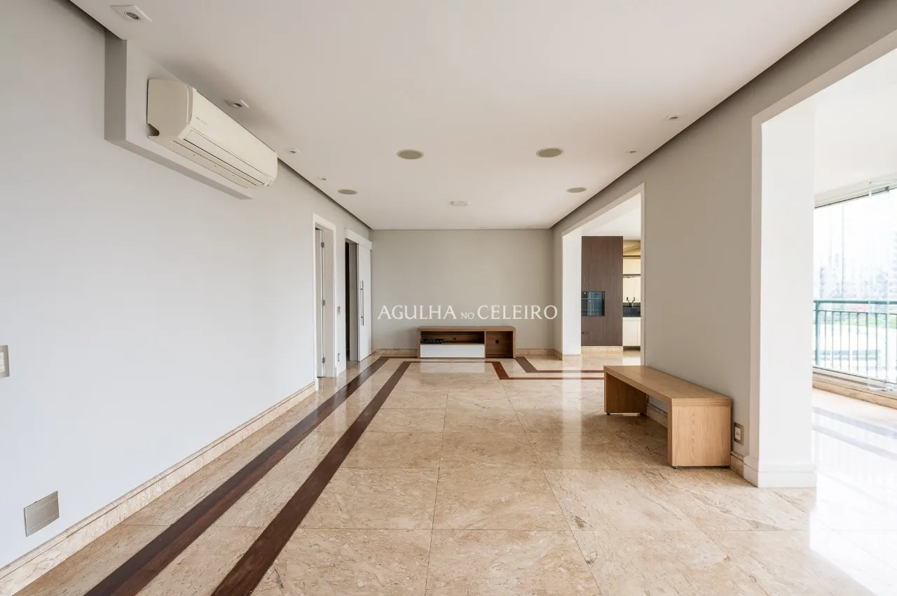 Apartamento com espaço gourmet e vista aberta à venda no Brooklin. – AP8516