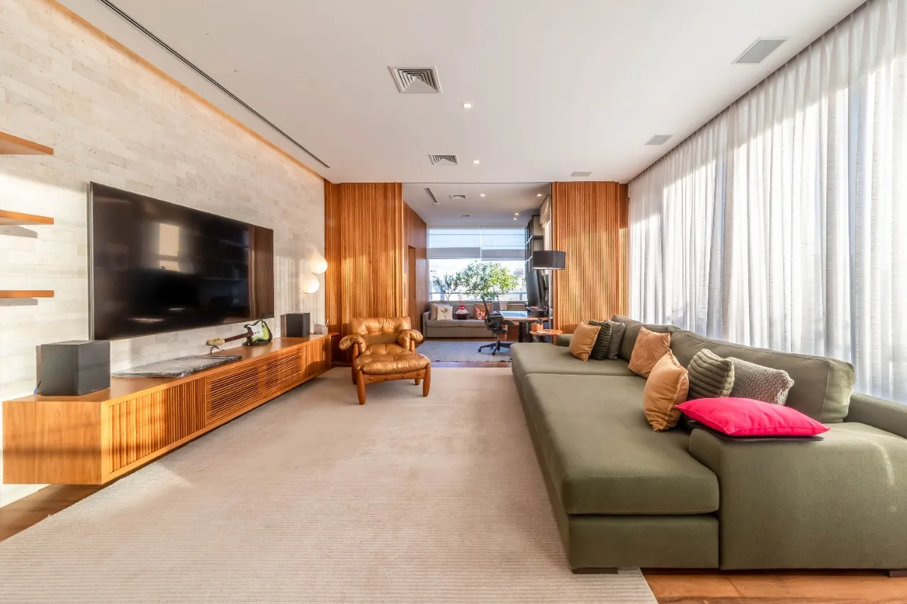 Cobertura com piscina no terraço, vista aberta e projeto lindo em prédio com lazer, na Vila Madalena – 21113