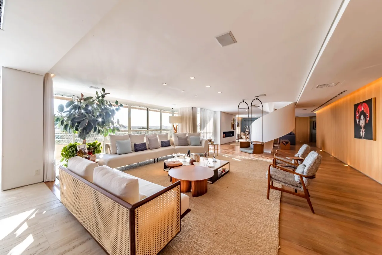 Cobertura com piscina no terraço, vista aberta e projeto lindo em prédio com lazer, na Vila Madalena – 21113