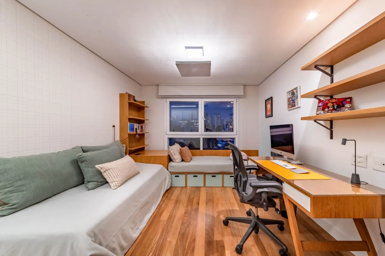 Cobertura com piscina no terraço, vista aberta e projeto lindo em prédio com lazer, na Vila Madalena – 21113