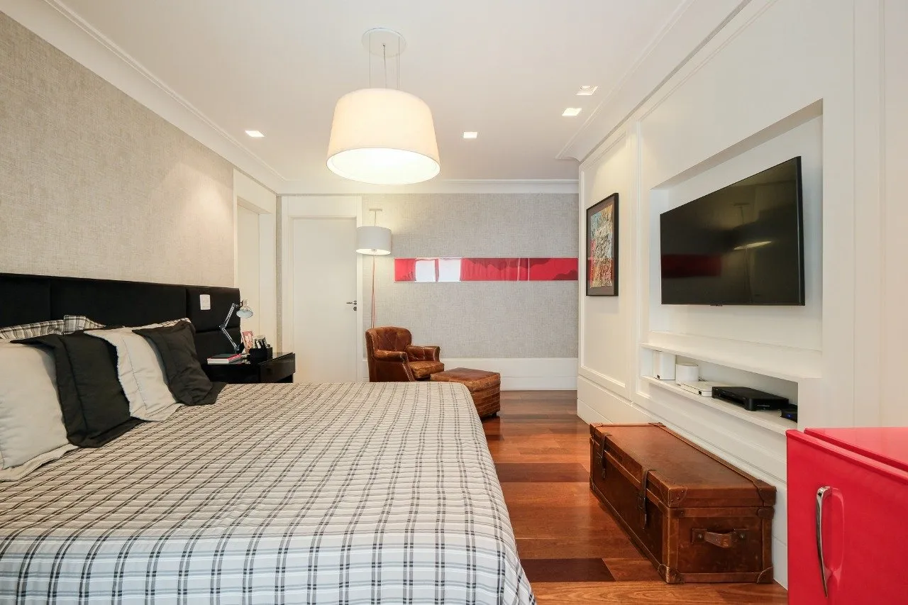 Apartamento com projeto Marcus Lima, andar alto e vista livre, em um dos melhores prédios da Vila Nova – AP1236