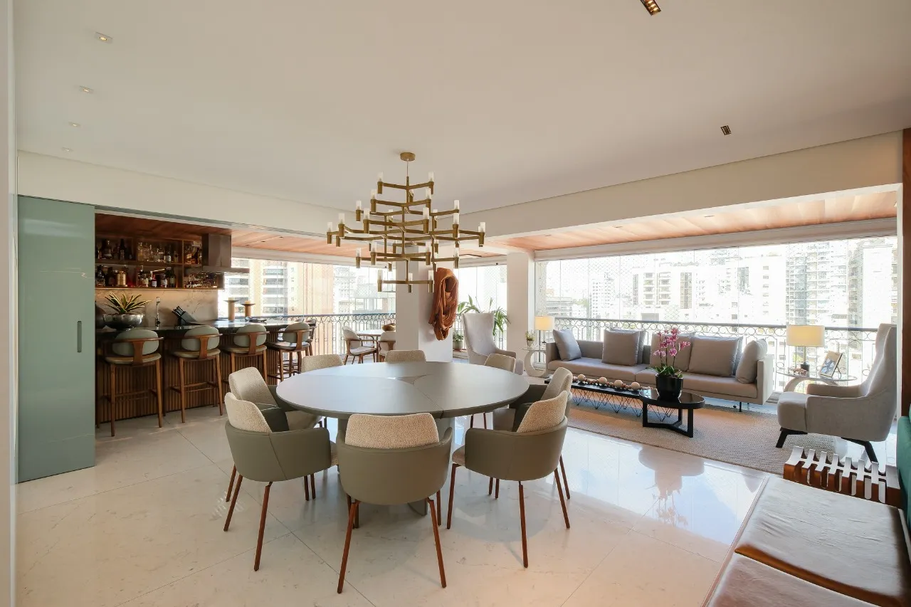 Apartamento com projeto Marcus Lima, andar alto e vista livre, em um dos melhores prédios da Vila Nova – AP1236