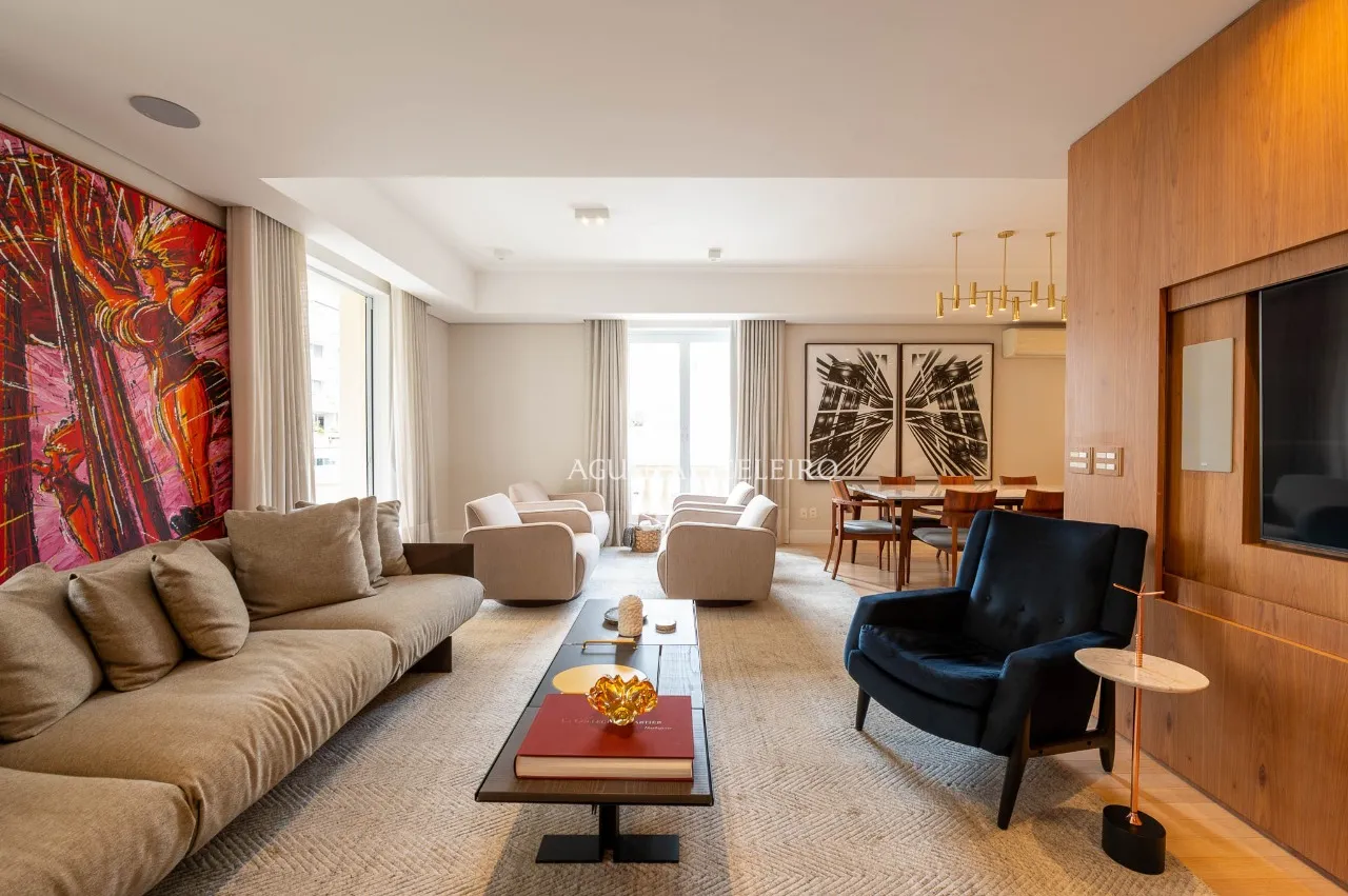 Clássico nos Jardins: Tradição na fachada, Contemporâneo na planta. – AP3717