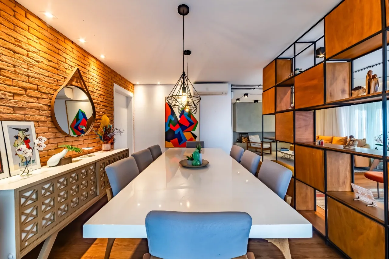 Apartamento mobiliado com duas varandas, marcenaria personalizada e luz natural, no Brooklin. – 21368