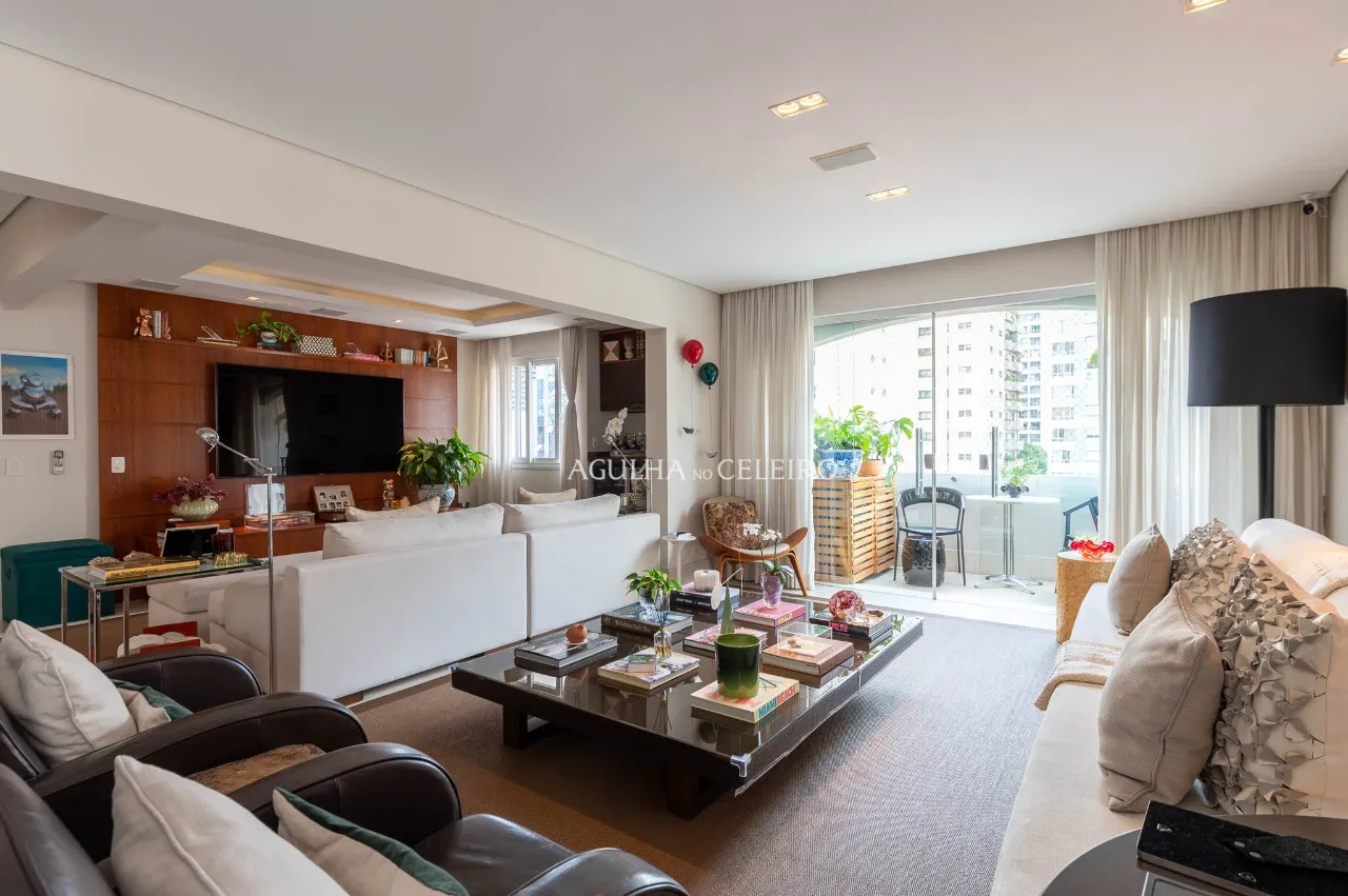 Apartamento à venda no Jardim Paulista com varanda, ambientes integrados e muita luz natural – 21409