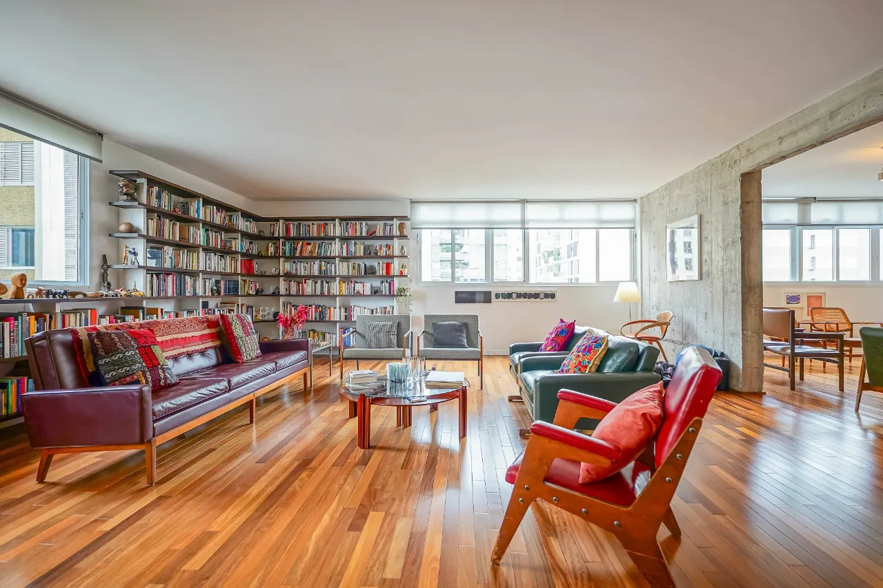 Apartamento único, resultado da junção de duas unidades, com arte e amplitude raras, no Jardim América.. – 21473