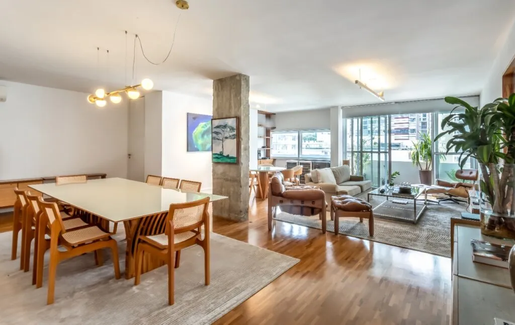 Apartamento com projeto integrado e bem disposto, em prédio charmoso no melhor do Jardim América. – 11823