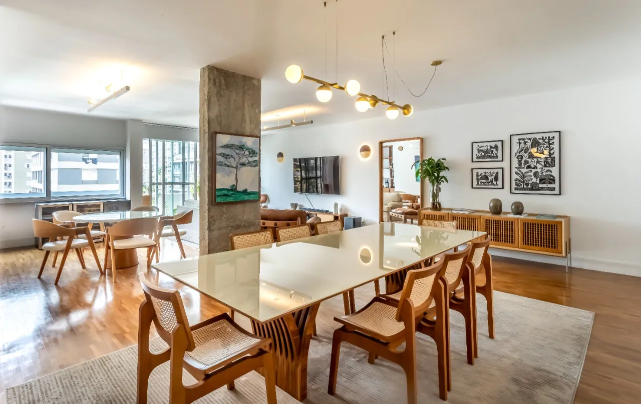 Apartamento com projeto integrado e bem disposto, em prédio charmoso no melhor do Jardim América. – 11823