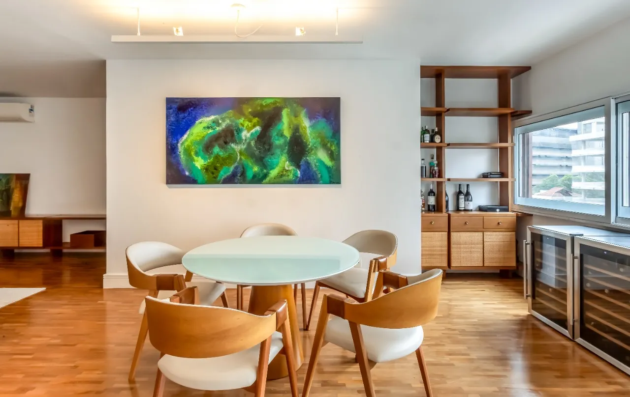 Apartamento com projeto integrado e bem disposto, em prédio charmoso no melhor do Jardim América. – 11823