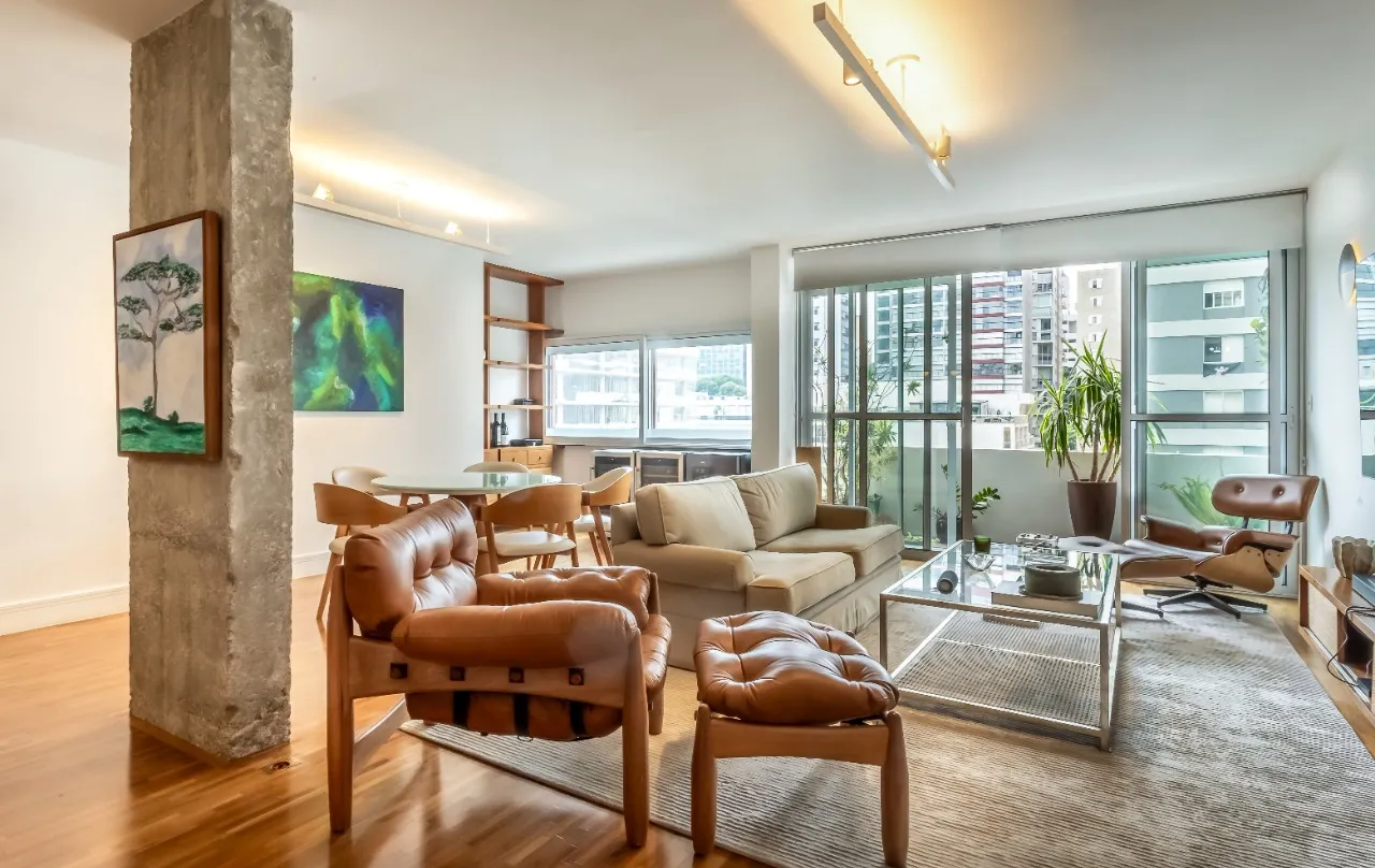 Apartamento com projeto integrado e bem disposto, em prédio charmoso no melhor do Jardim América. – 11823