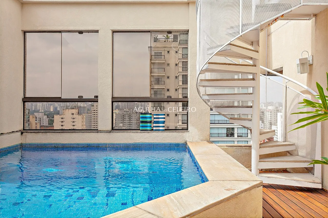 Cobertura com vista deslumbrante, sofisticação e privacidade em Moema. – 13997