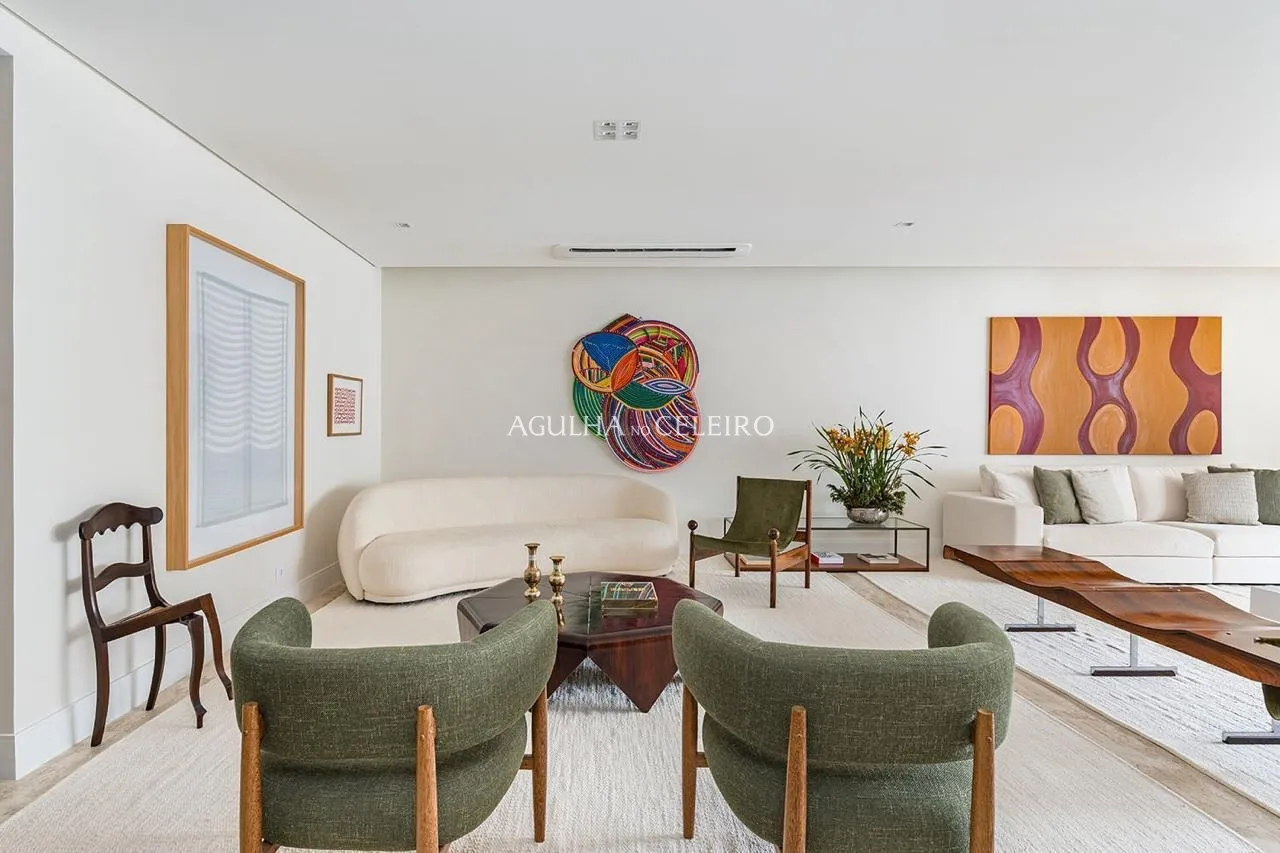 Design atemporal em living integrado com adega, a poucas quadras do Ibirapuera – 21472