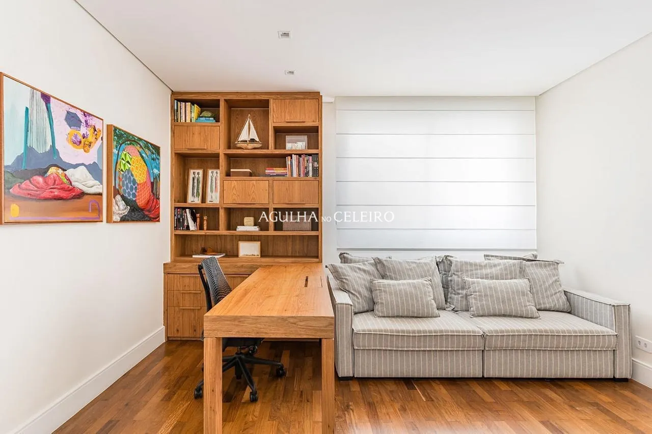 Design atemporal em living integrado com adega, a poucas quadras do Ibirapuera – 21472