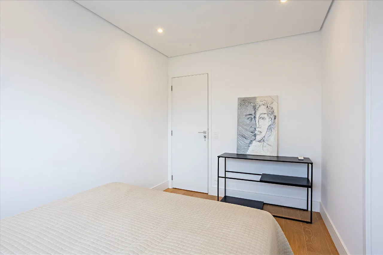 Apartamento mobiliado com vista para o skyline e marcenaria Kitchens – 21655