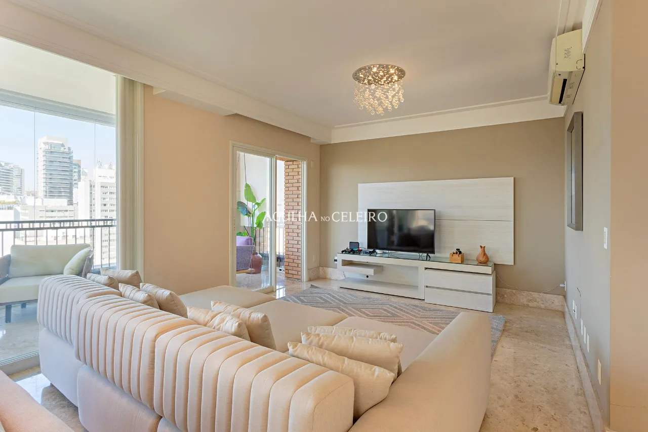 Belíssimo apartamento com vista para o Parque Ibirapuera. – AP4089 - _EOM0758