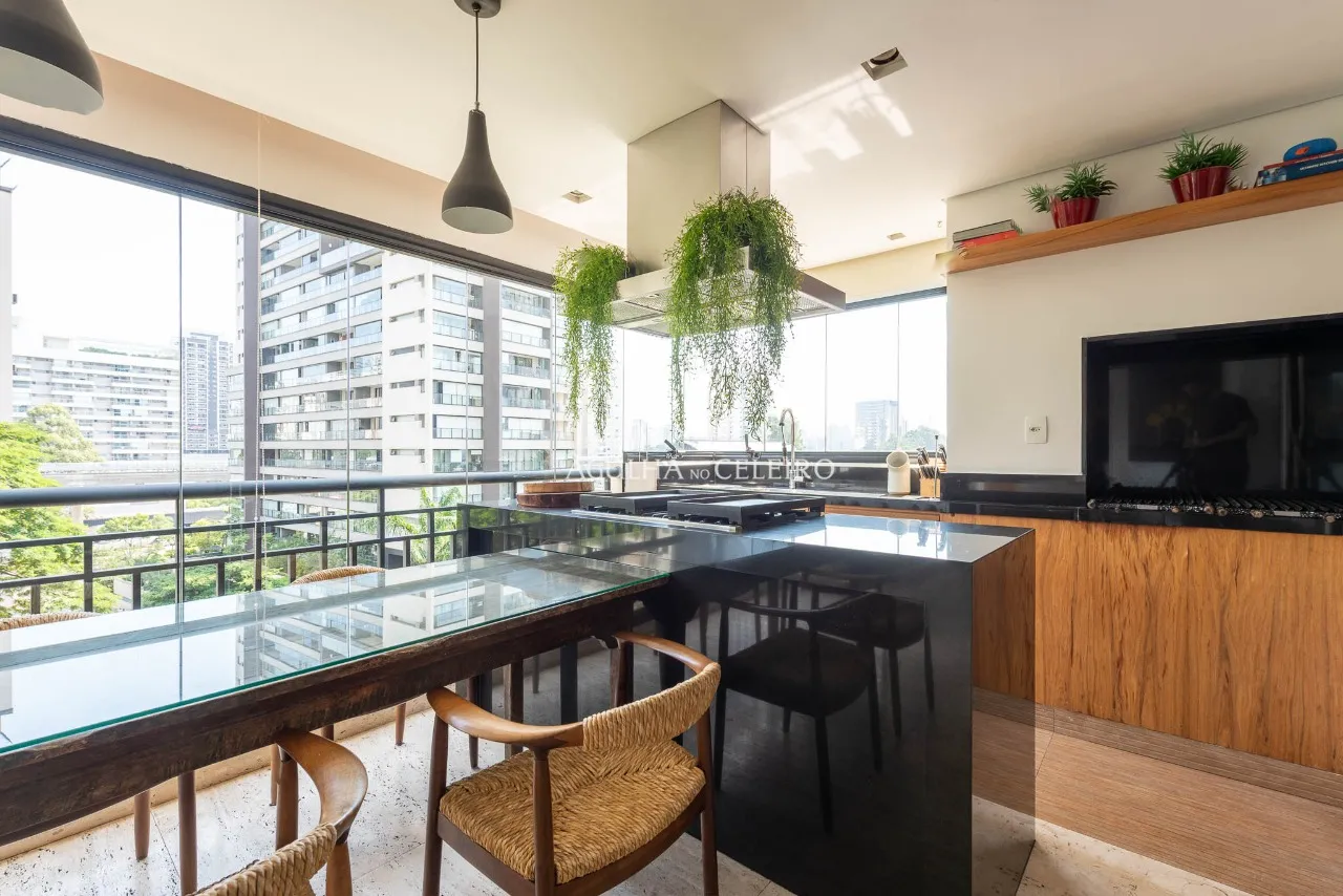 Apartamento com varanda gourmet em condomínio clube à venda no Campo Belo. – AP8358