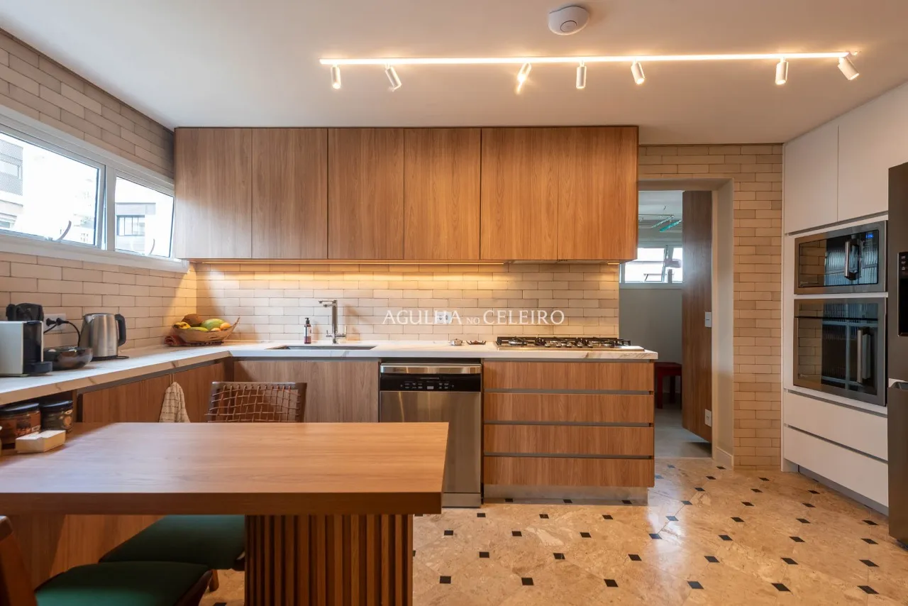 Apartamento com arquitetura autoral e marcenaria personalizada à venda no Jardim Paulista – Porteira Fechada – 21617