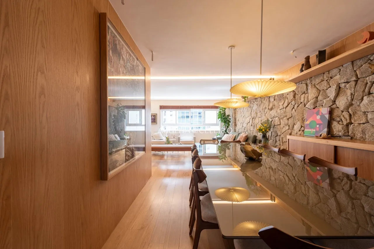 Apartamento com arquitetura autoral à venda no Jardins – Porteira Fechada. – 21617