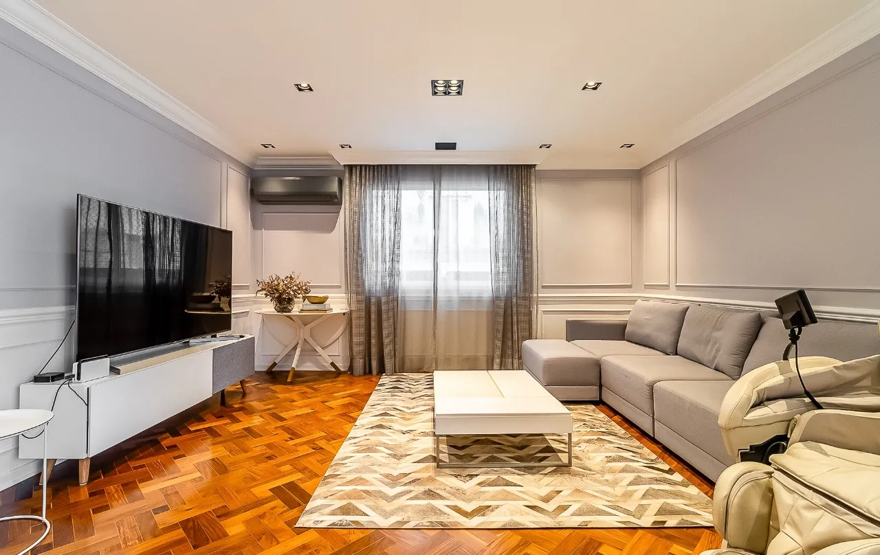 Apartamento com vista aberta, muita luz e atmosfera acolhedora para viver bem nos Jardins. – 21730