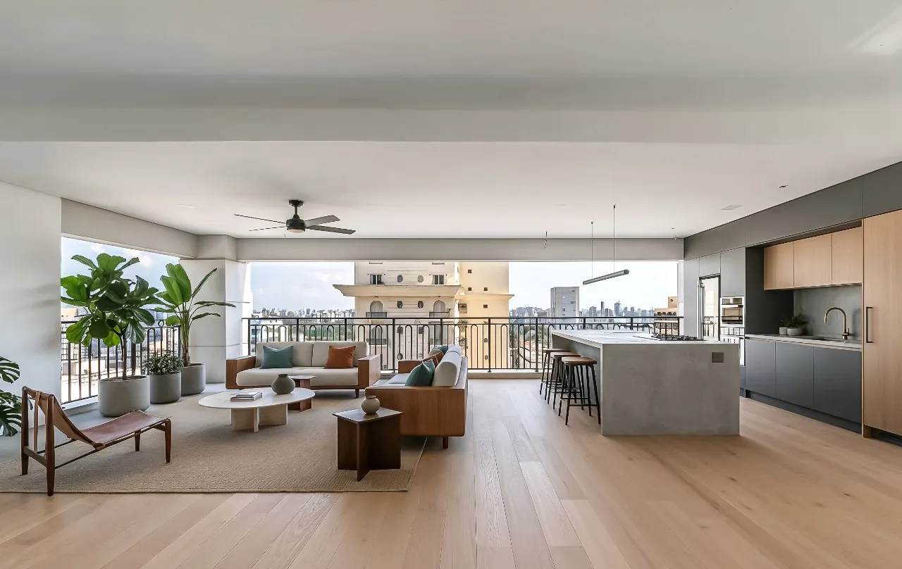 Apartamento novo em andar alto com vista aberta para o verde e rotina facilitada no Jardim Paulista. – 21828