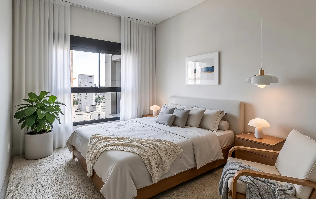 Apartamento novo em andar alto com vista aberta para o verde e rotina facilitada no Jardim Paulista. – 21828