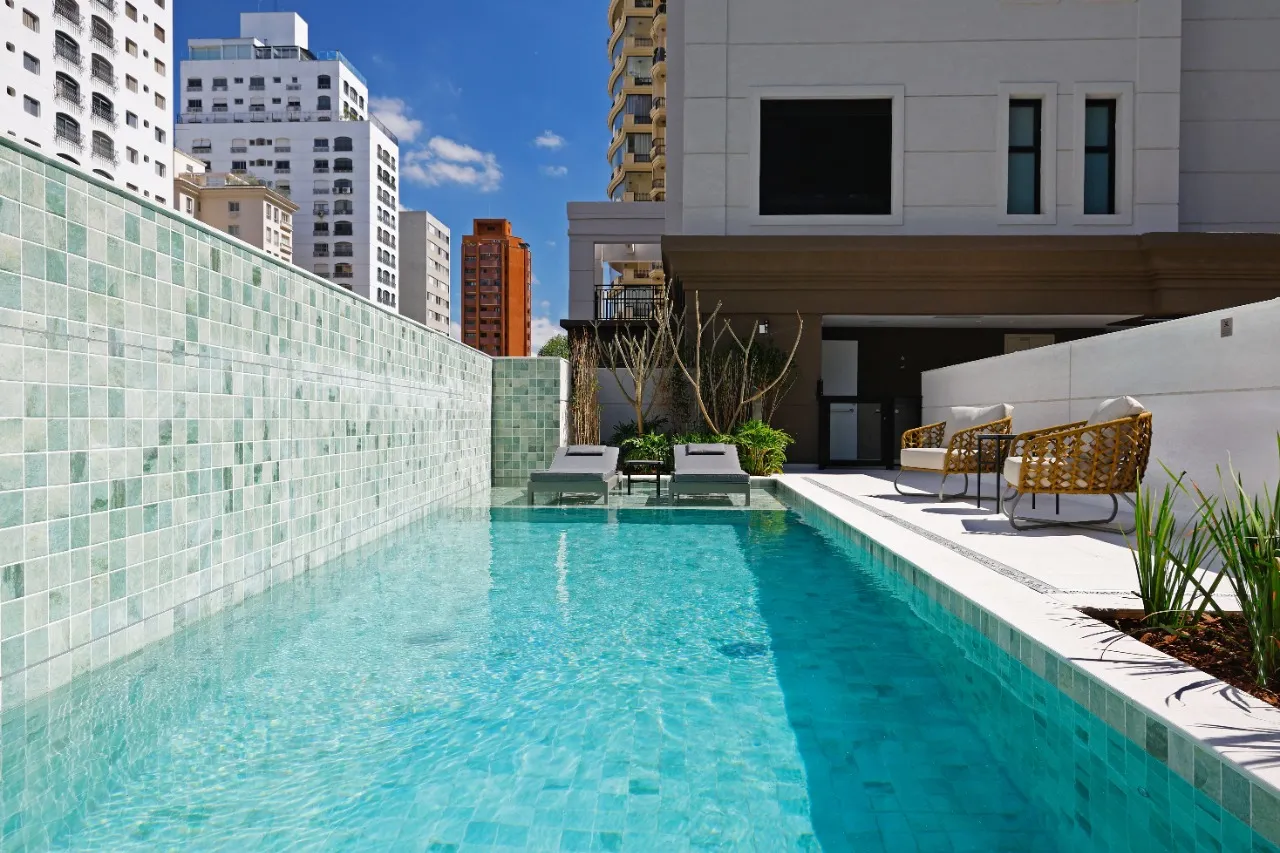 Apartamento novo em andar alto com vista aberta para o verde e rotina facilitada no Jardim Paulista. – 21828