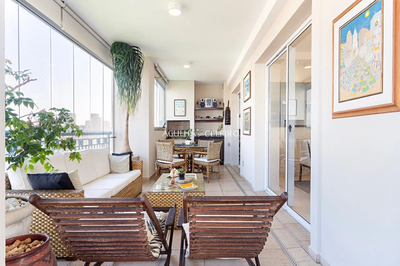 Lindo apartamento mobiliado no Brooklin, com varanda deliciosa e super iluminado. – 16154 - Apartamento-Venda-Brooklin4419