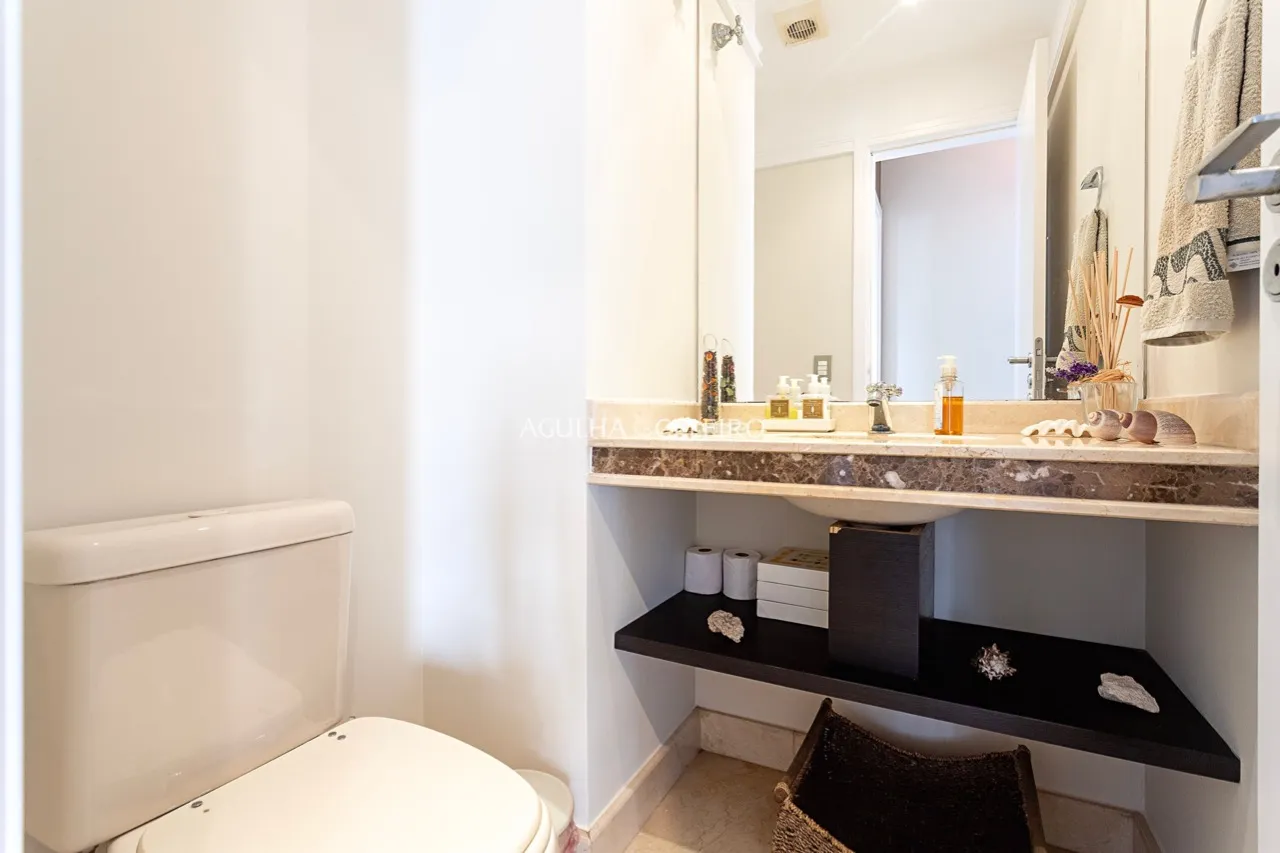 Lindo apartamento mobiliado no Brooklin, com varanda deliciosa e super iluminado. – 16154 - Apartamento-Venda-Brooklin4442