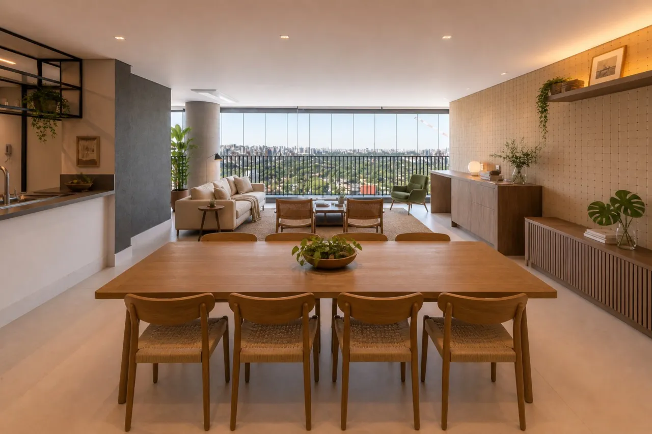 Apartamento com vista aberta e um projeto lindo, para viver a cidade de um jeito único, em Pinheiros. – 21919