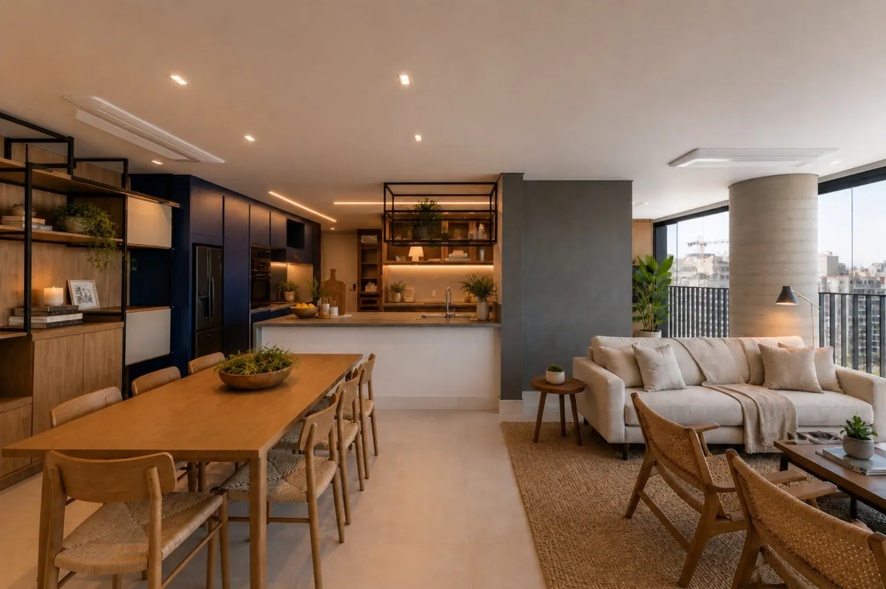 Apartamento com vista aberta e um projeto lindo, para viver a cidade de um jeito único, em Pinheiros. – 21919
