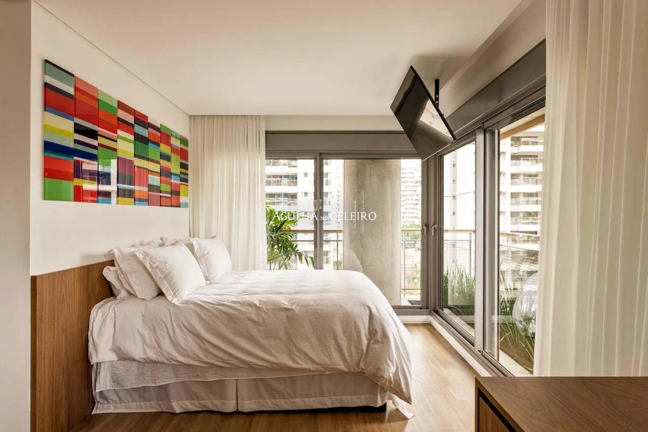Apartamento com venda mobiliada em condomínio completo no Brooklin – 22150