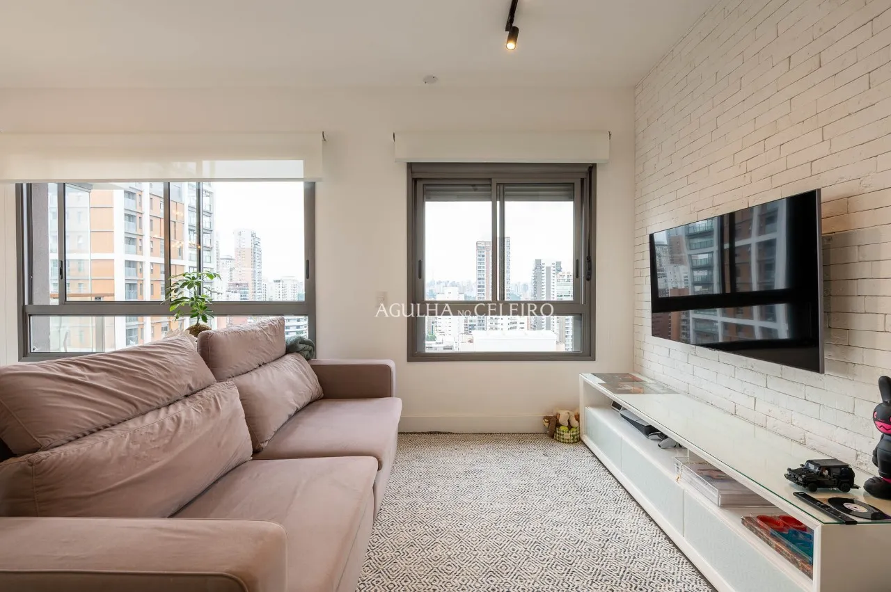 Apartamento encantador à venda em Moema com vista livre e ambientes integrados – 22156
