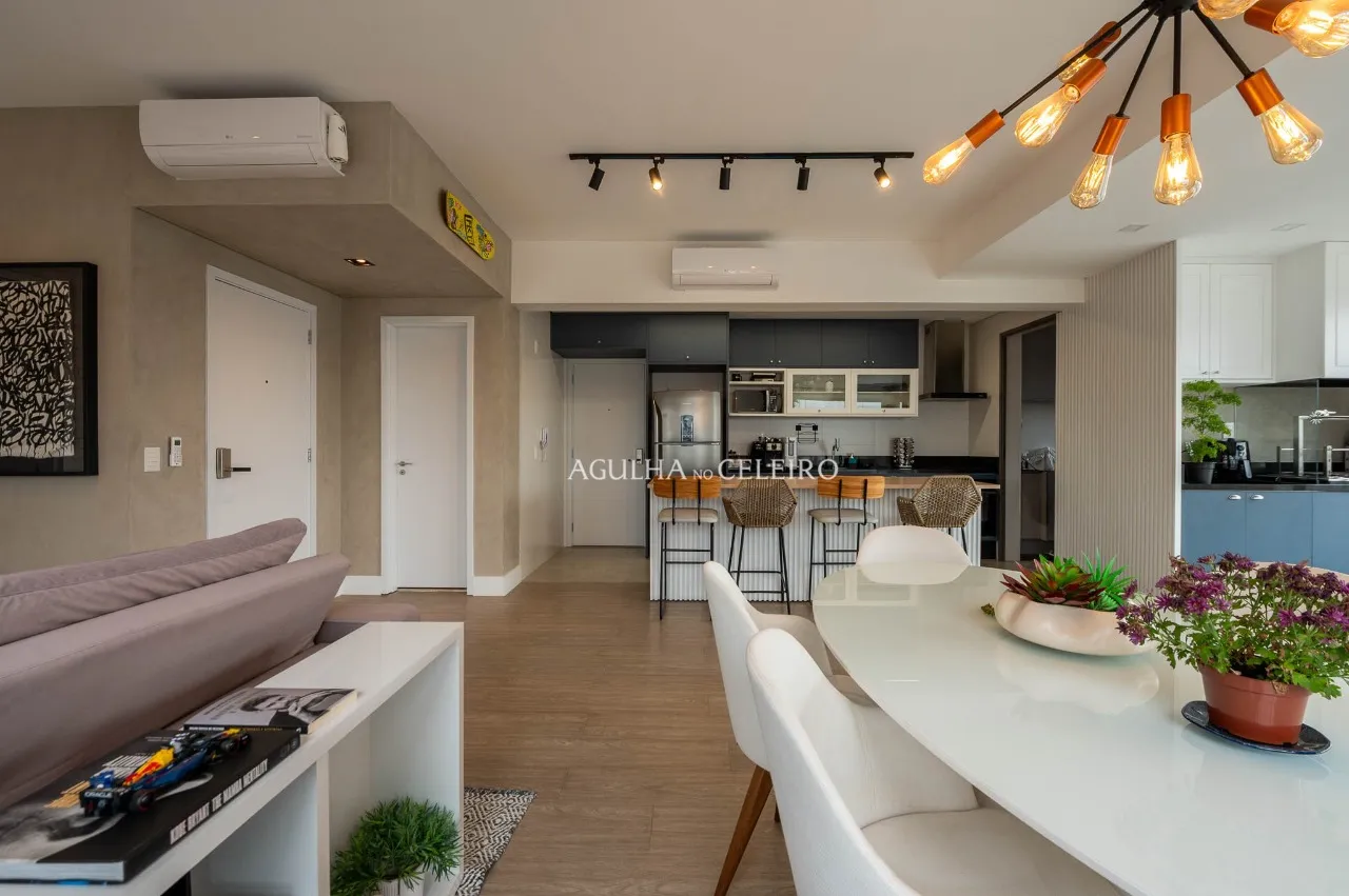 Apartamento encantador à venda em Moema com vista livre e ambientes integrados – 22156
