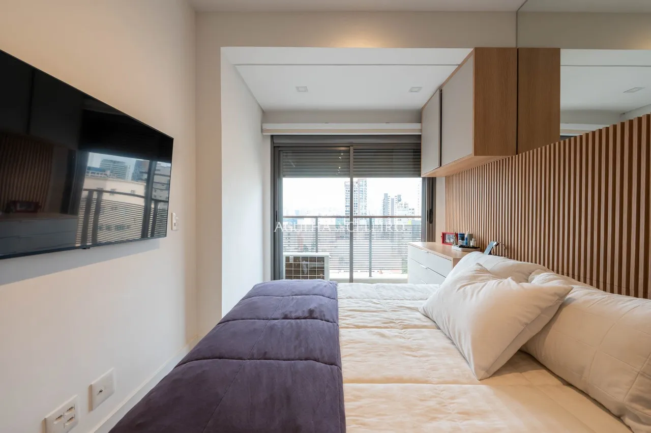 Apartamento encantador à venda em Moema com vista livre e ambientes integrados – 22156
