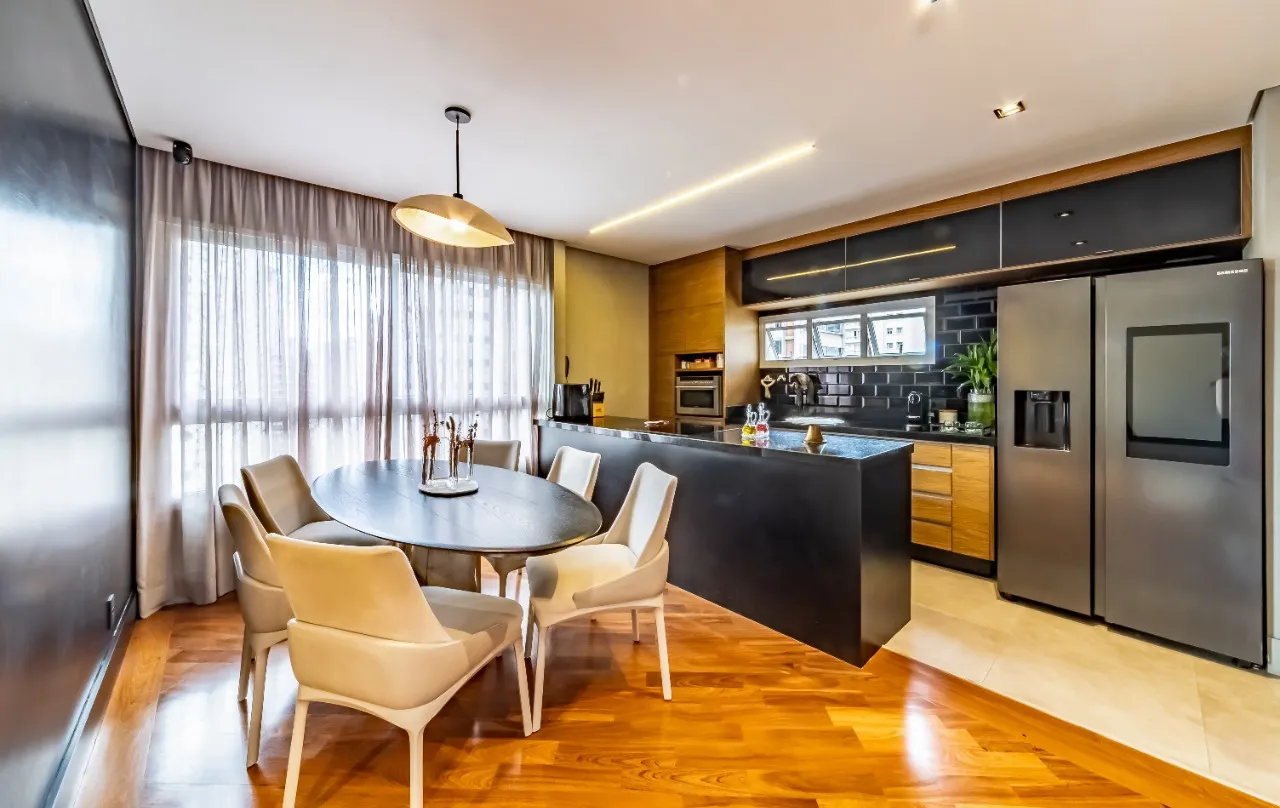 Apartamento duplex com planta integrada e luz natural que valoriza cada ambiente, no Jardim Paulista – 22189