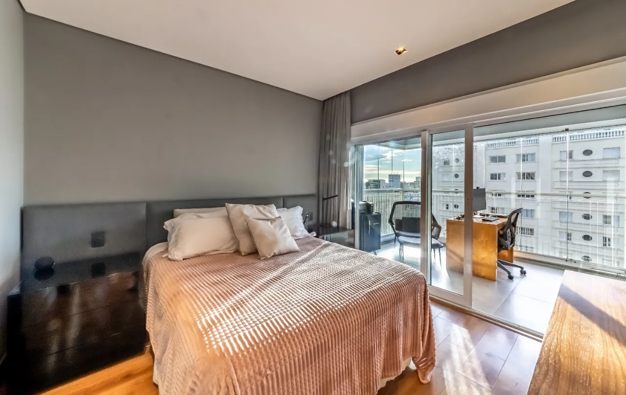 Apartamento duplex com planta integrada e luz natural que valoriza cada ambiente, no Jardim Paulista – 22189