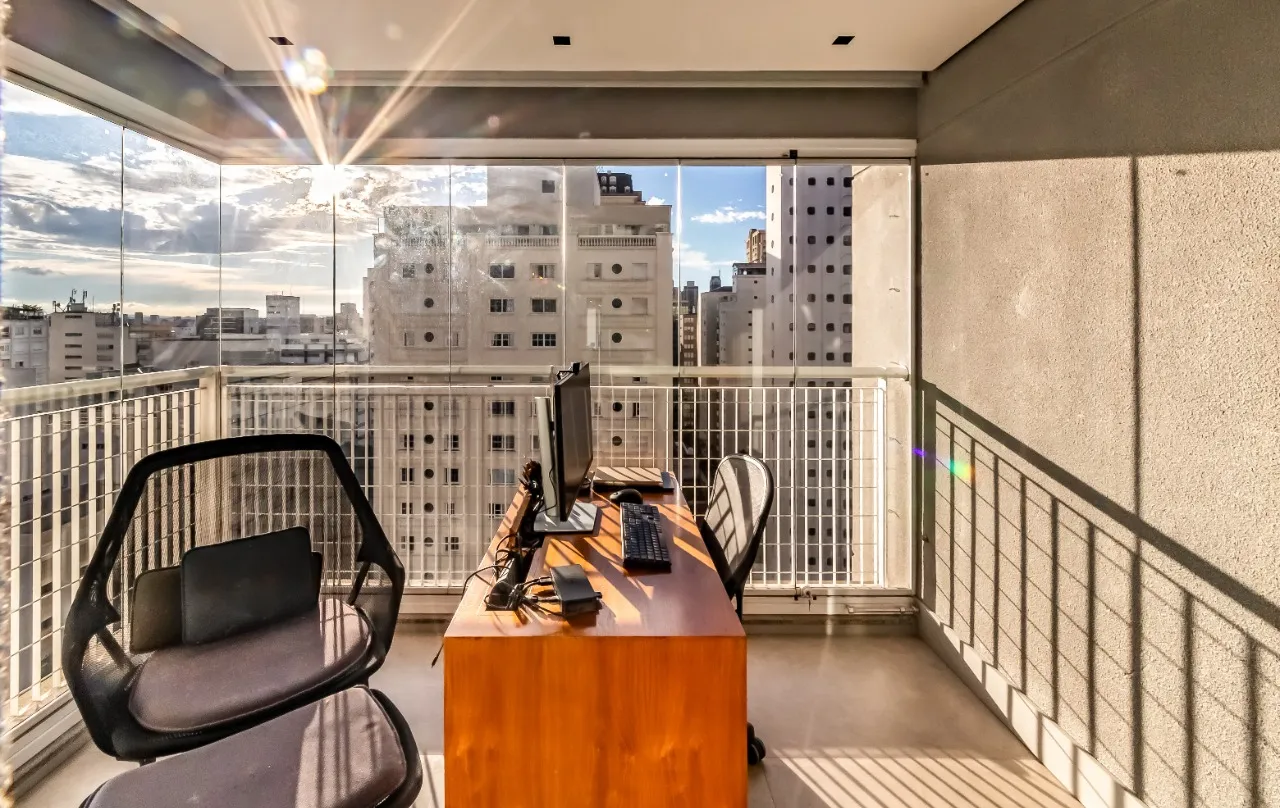 Apartamento duplex com planta integrada e luz natural que valoriza cada ambiente, no Jardim Paulista – 22189