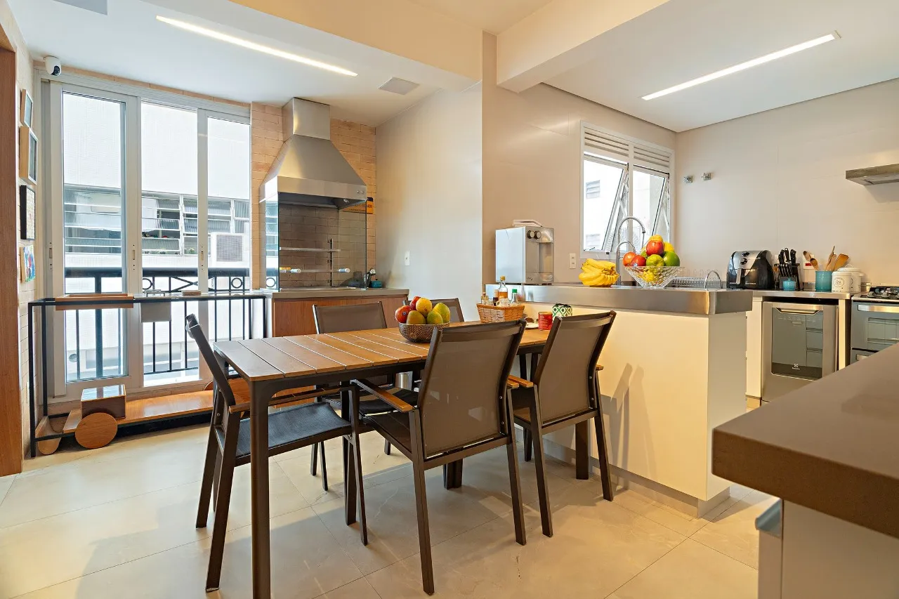 Apartamento com churrasqueira em condominio cobiçado no Jardim América – 22208