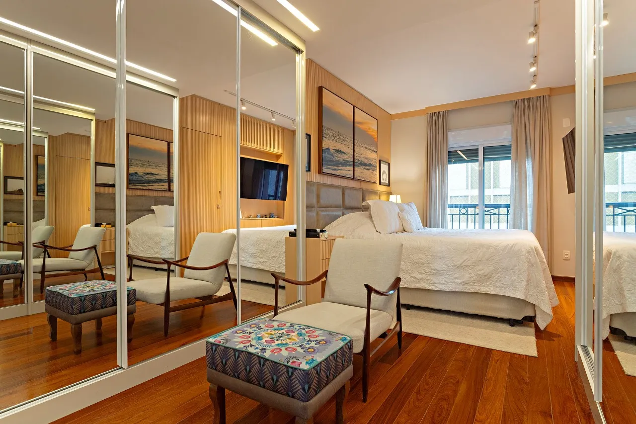 Apartamento com churrasqueira em condominio cobiçado no Jardim América – 22208