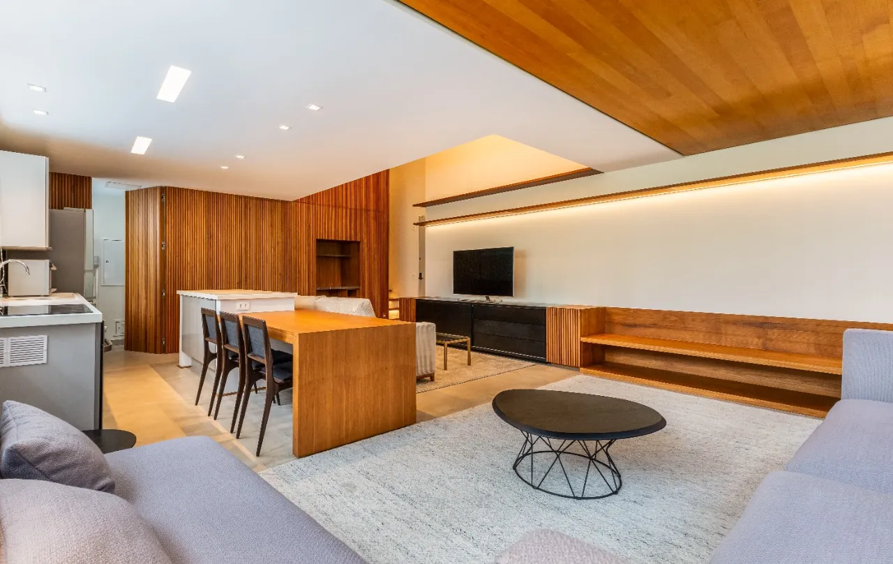 Apartamento duplex incrível, com projeto descolado e planta bem aproveitada, no melhor do Itaim Bibi – AP7430