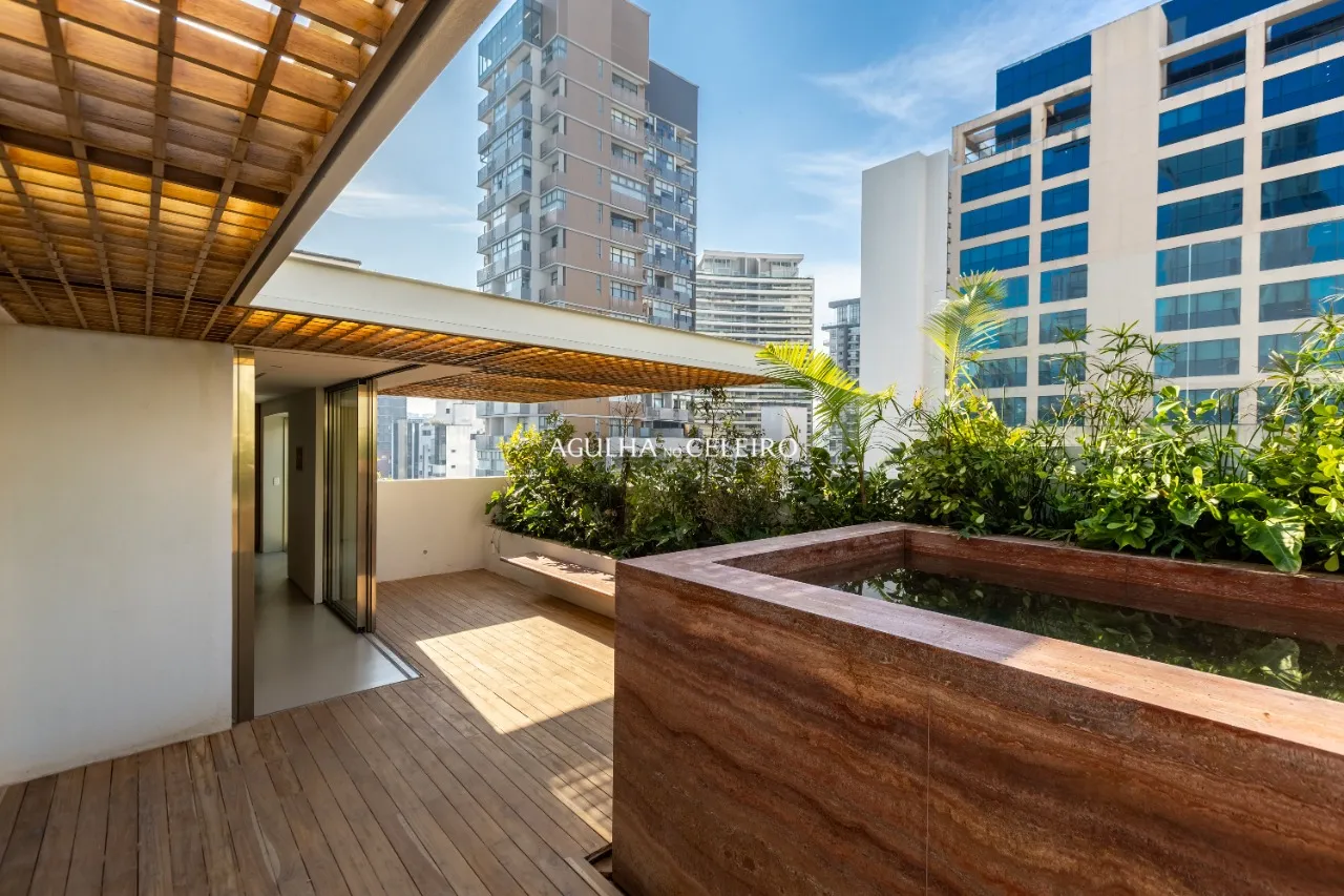 Cobertura reformada com projeto de arquitetura diferenciado em Moema – 20128