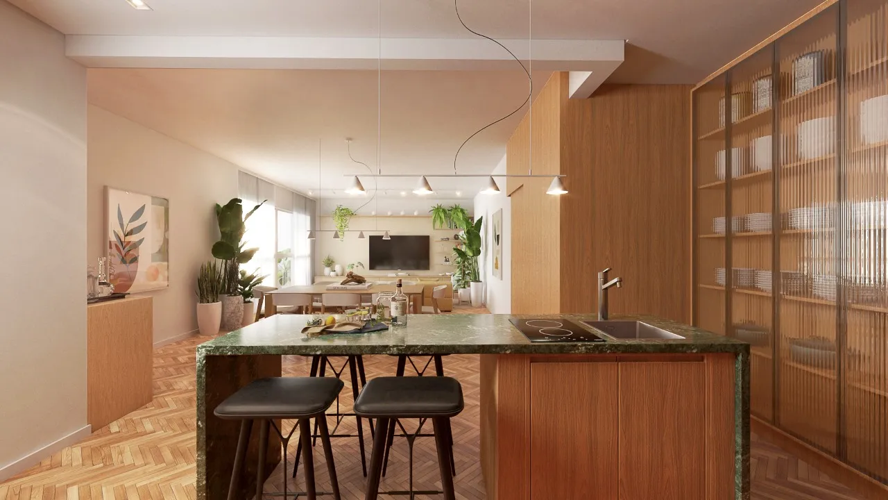 Apartamento reformado próximo ao Clube Paulistano – 21316