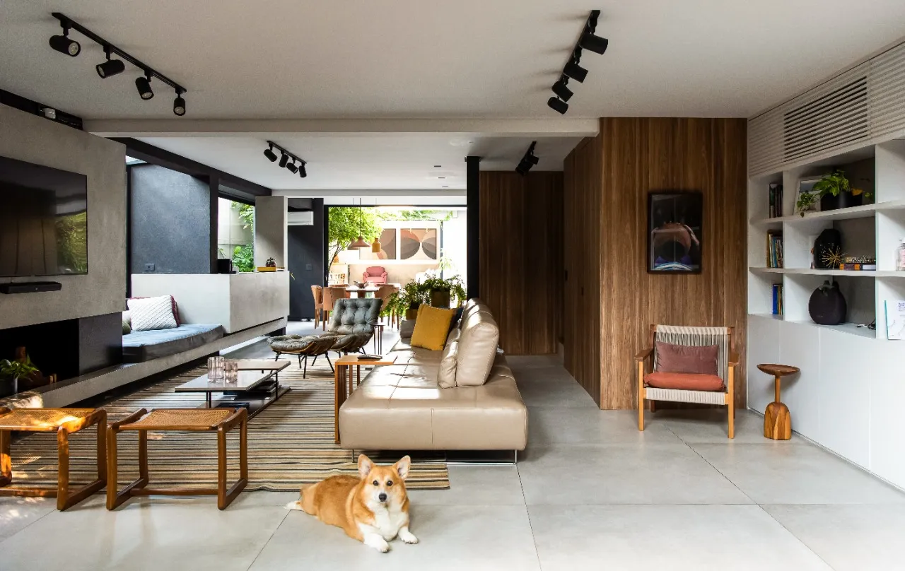 Casa contemporânea com projeto de Alex Haiashida, com jardim relaxante, na Vila Madalena. – 22472